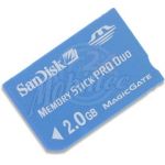 Abbildung zeigt W810i Sandisk Memory Stick Pro Duo 2GB