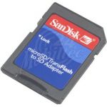 Abbildung zeigt Magic Transflash / microSD => SD Adapter