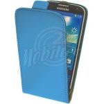 Abbildung zeigt Galaxy S4 mini (GT-i9195) Ledertasche Flipstyle blau