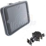 Abbildung zeigt iPad mini Wetterschutz-Tasche +Fahrrad/Motorrad Lenkerhalter