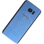 Abbildung zeigt Original Galaxy S7 Edge (SM-G935F) Rückschale Akkudeckel blue mit Kameraglas