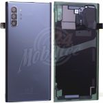 Abbildung zeigt Original Galaxy Note 10+ (SM-N975F) Rückschale Akkudeckel schwarz mit Kameraglas