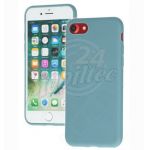 Abbildung zeigt iPhone 8 Schutzhülle „Dark Case“ grey blue