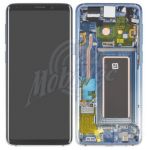 Abbildung zeigt Original Galaxy S9 (SM-G960F) Frontschale mit Display + Touchscreen polaris blue
