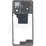 Abbildung zeigt Redmi Note 10 pro (M2101K6G) Mittelrahmen Frame black +NFC-Antenne +Kameraglas