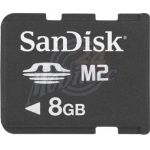 Abbildung zeigt W380i Sandisk M2 Memory Stick Micro 8GB
